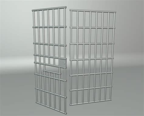 Door prison cell 3D model - TurboSquid 2132538