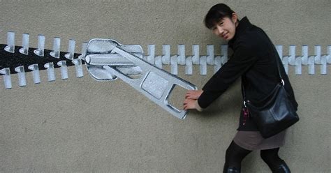 Zip art: Kitagawa Jun incredible 3D artwork in Tokyo - Mirror Online