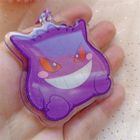 Acrylic Keychain Gengar Pokemon • Galencaixe