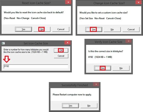 Icon Cache Size - Change in Windows | Tutorials