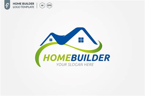 Home Builder Logo by ft.studio on @creativemarket | Building logo, Home builders, Logo templates