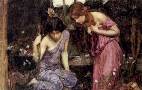 John William Waterhouse's Art Studies - The Pre-Raphaelite Pleasaunce