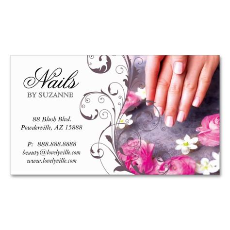 Nail Salon Designs Business Cards