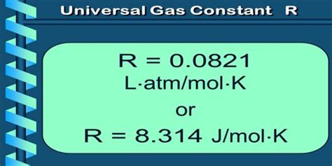 Universal Gas Constant - QS Study