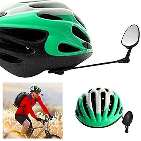 Bike Mirror For Helmet - Adjustable Helmet Mirror With Crystal Clear ...