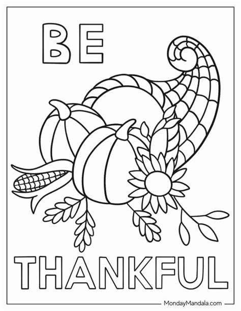 Thanksgiving Coloring Pages