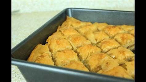 Baklava - Middle Eastern Nutty Multilayered Pastry sweet by crazy4veggie.com - YouTube