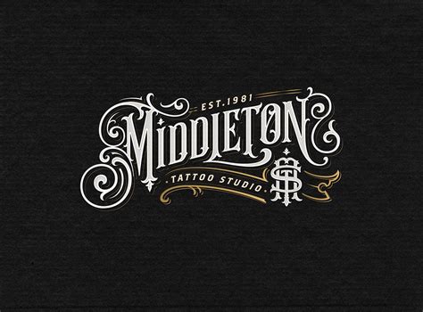 Vintage style lettering on Behance