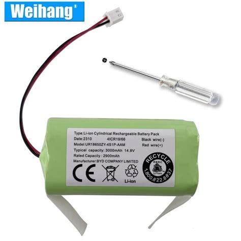 New Battery for Shark Vacuum RV1001 UR1005AE RV1101ARUS RV2001 RV761 RV771 RV850 RV871 RVBAT850 ...