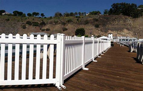 White Vinyl Picket Fencing Rentals | Temporary Event Fences | Event Factory Rentals