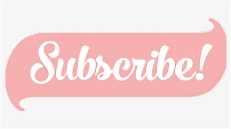 Aesthetic Pastel Pink Subscribe Button Png - Iurd Gifs