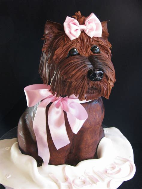 Yorkie Dog Cake - CakeCentral.com