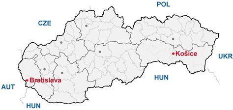 Kosice Slovakia map - Map of kosice Slovakia (Eastern Europe - Europe)