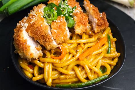 Chicken Katsu Udon Noodles - The Good Bite