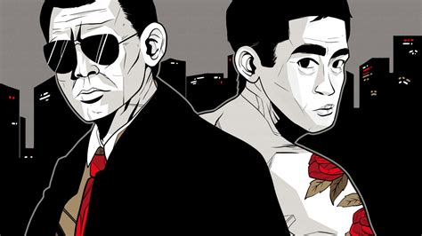 Ken Takakura and Bunta Sugawara in Yakuza Cinema