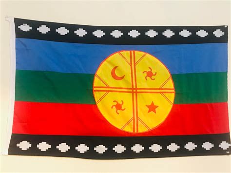 The Mapuche (Indigenous people in Southern South America including Argentina and Chile) Flag ...