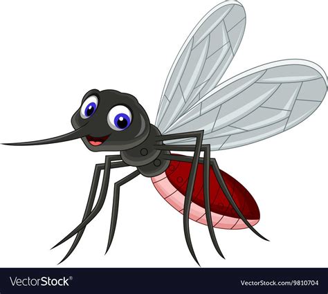 vector illustration of cute mosquito cartoon. Download a Free Preview or High Quality Adobe ...