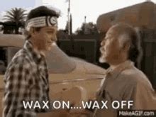 Wax On Wax Off GIF - Wax On Wax Off Mr Miyagi - Discover & Share GIFs