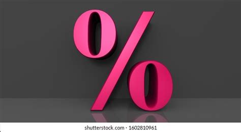 Percentage Percent Sign Interest Rate Symbol Stock Illustration ...