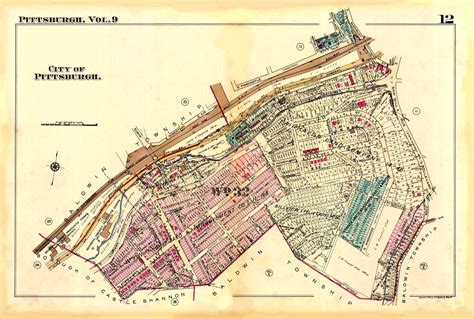 Brookline and Surroundings - Map - 1940