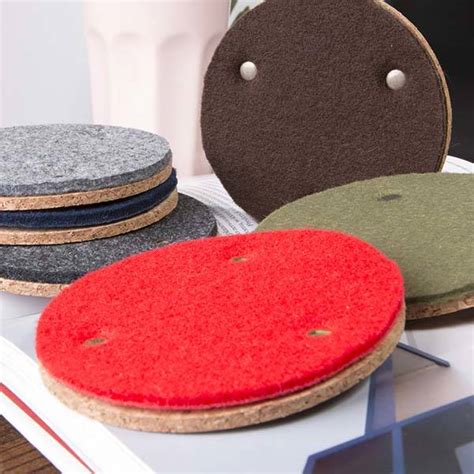 Handmade Felt Coasters with Three Optional Shapes | Gadgetsin