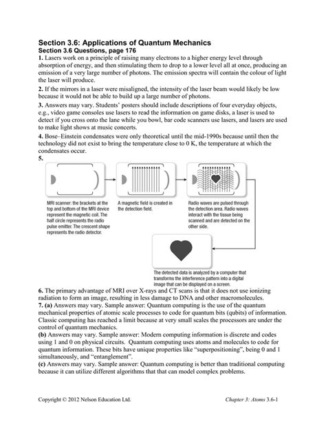 Section 3.6: Applications of Quantum Mechanics