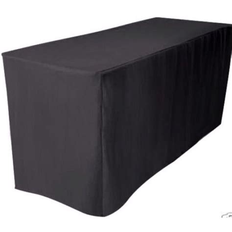 8' ft. Fitted Polyester Table Cover Wedding Banquet Event Tablecloth ...