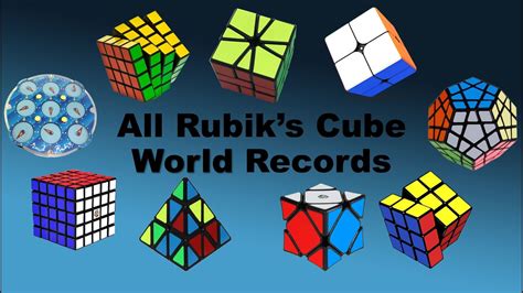 All Rubik's Cube World Records! | 2021 Edition! | - YouTube