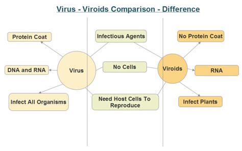 Difference between Virus and Viroids - NEETLab