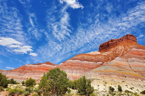 Rainbow Mountains of Utah - Neon Bison