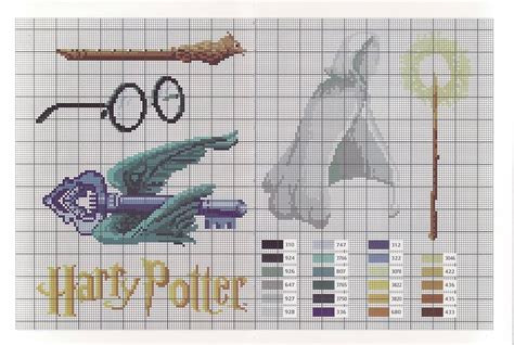 Harry Potter Cross Stitch Patterns Bookmarks