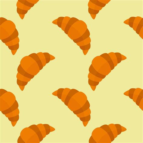 croissant seamless pattern vector illustration 25275055 Vector Art at ...