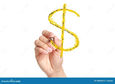 Drawing money stock image. Image of golden, drawing, full - 39896075