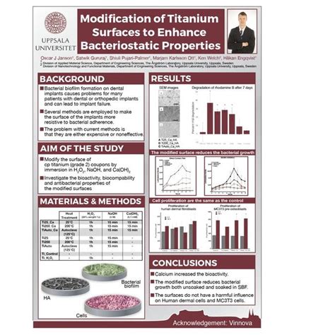 Create an professional and standoutish scientific poster for a big conference. by Brookeinpa ...