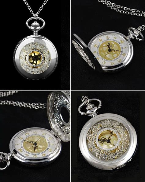 Vintage Style Pocket Watch Pendant Necklace | ArchitectGiftsPlus