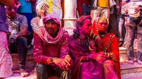 Mathura holi festival editorial image. Image of happy - 175011605