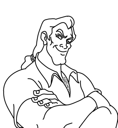 Gaston Coloring Pages Coloring Pages