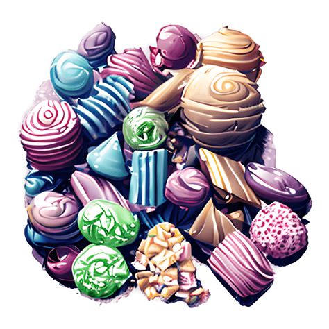 Candy Pile Graphic · Creative Fabrica