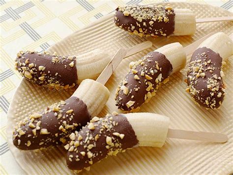 Chocolate Covered Banana Pops Recipe | Ellie Krieger | Food Network