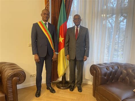 VISIT OF TWO CAMEROONIAN DEPUTIES AT THE EMBASSY OF CAMEROON IN GERMANY – Cameroon Embassy ...