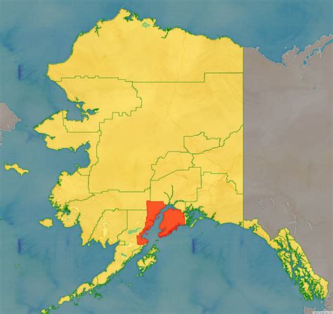 Map of Kenai Peninsula Borough, Alaska - Địa Ốc Thông Thái