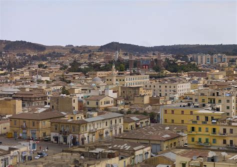 Aerial View Of Asmara, Eritrea | Asmara, Aerial view, Travel around the ...