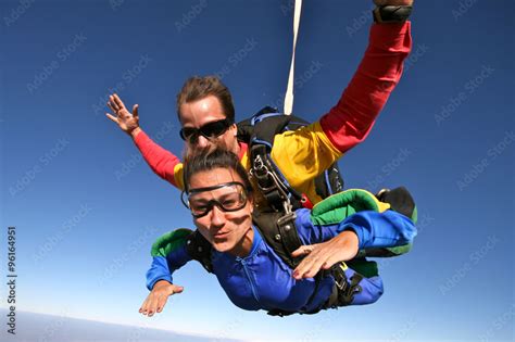 Skydive tandem Stock Photo | Adobe Stock