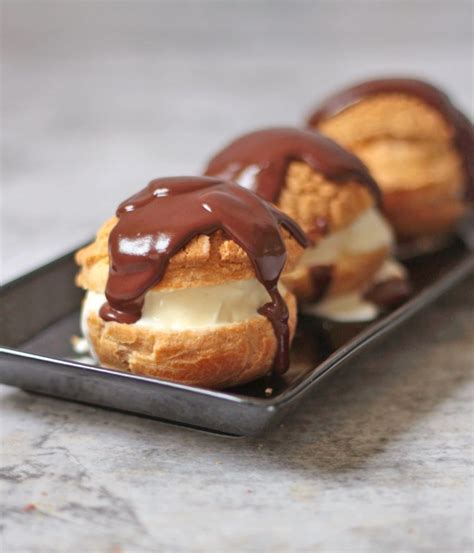 Classic French Profiteroles with Chocolate Sauce - A Baking Journey