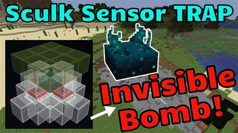 Sculk Sensor TRAP (Minecraft Java) - YouTube