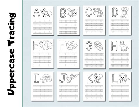Capital Letter Tracing Worksheets PDF - FREE - Your Therapy Source - Worksheets Library