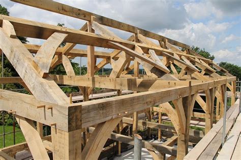 Oak framed house #timberframe by Castle Ring Oak Frame | Construction ...