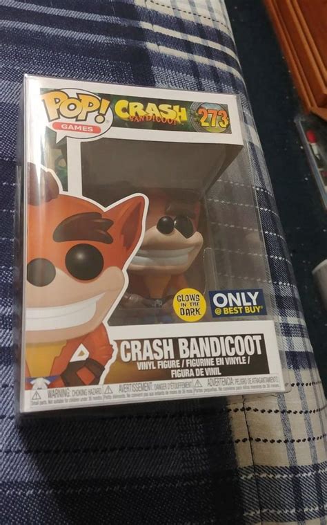 Crash Bandicoot (Glow in the Dark) Funko Pop With Pop Protector | #1914252250