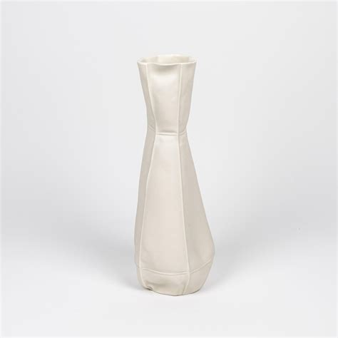 In Stock, White Ceramic Kawa Vase #13, Organic Porcelain Flower Vase ...