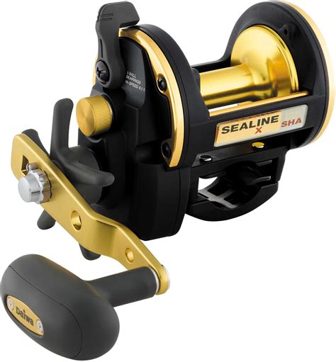 Daiwa Sealine-X SHA Saltwater Conventional Reel 40, 6.1:1 Gear Ratio, 17.60 lb Max Drag, Right ...